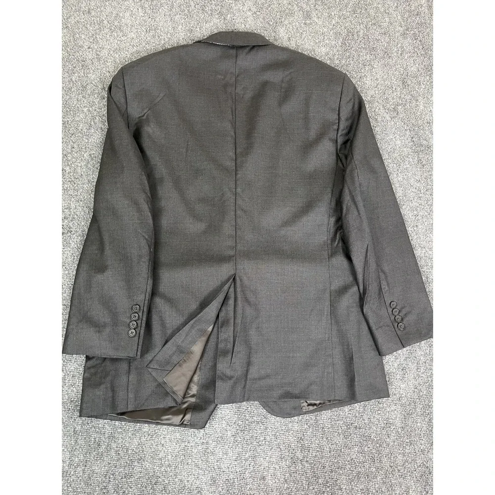 Brooks Brothers Vitale Barberis Canonico Regent Fit Gray Blazer Wool Size 46R‎